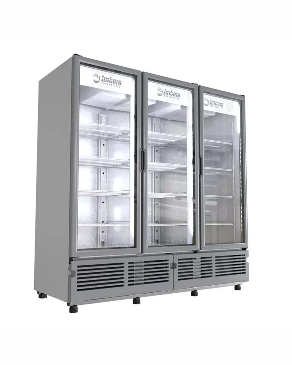 REFRIGERADOR IMBERA 1023871 G3T72D | Refrigerador Vertical | 3 Puertas Cristal | 72 Pies Cúbicos