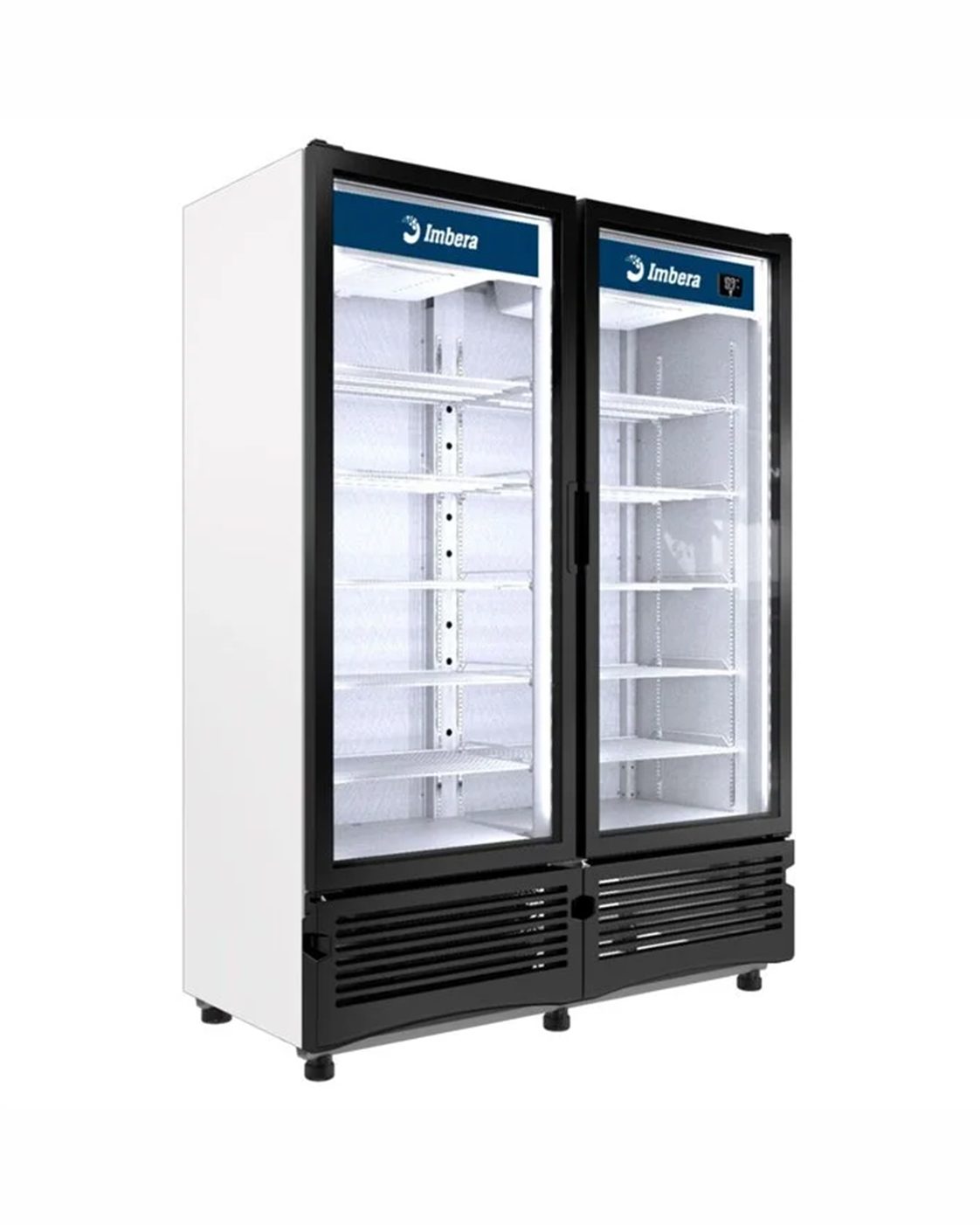 IMBERA Enfriador Vertical Especial G3D42 — 2 Puertas de Cristal