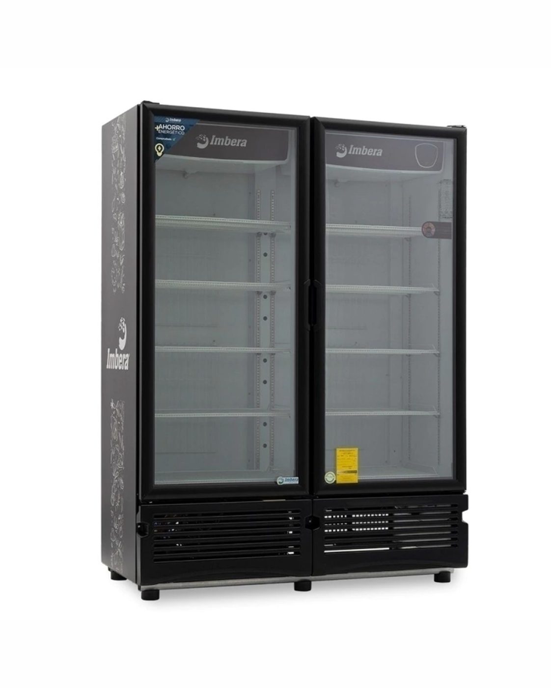 IMBERA Refrigerador Cervecero 2 Puertas de Vidrio CCV-900