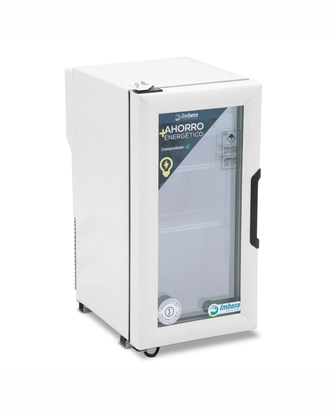 IMBERA Congelador Vertical 1 Puerta de Cristal VF-1.5