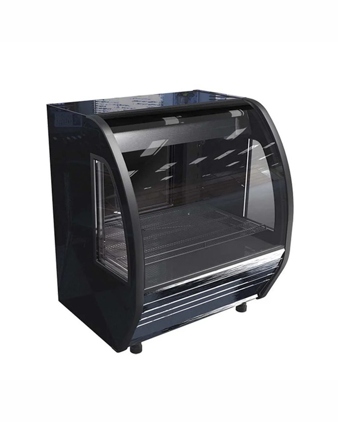 IMBERA BHS10 F2 – VITRINA CREMERA EN COLOR NEGRO DE 8 PIES CÚBICOS