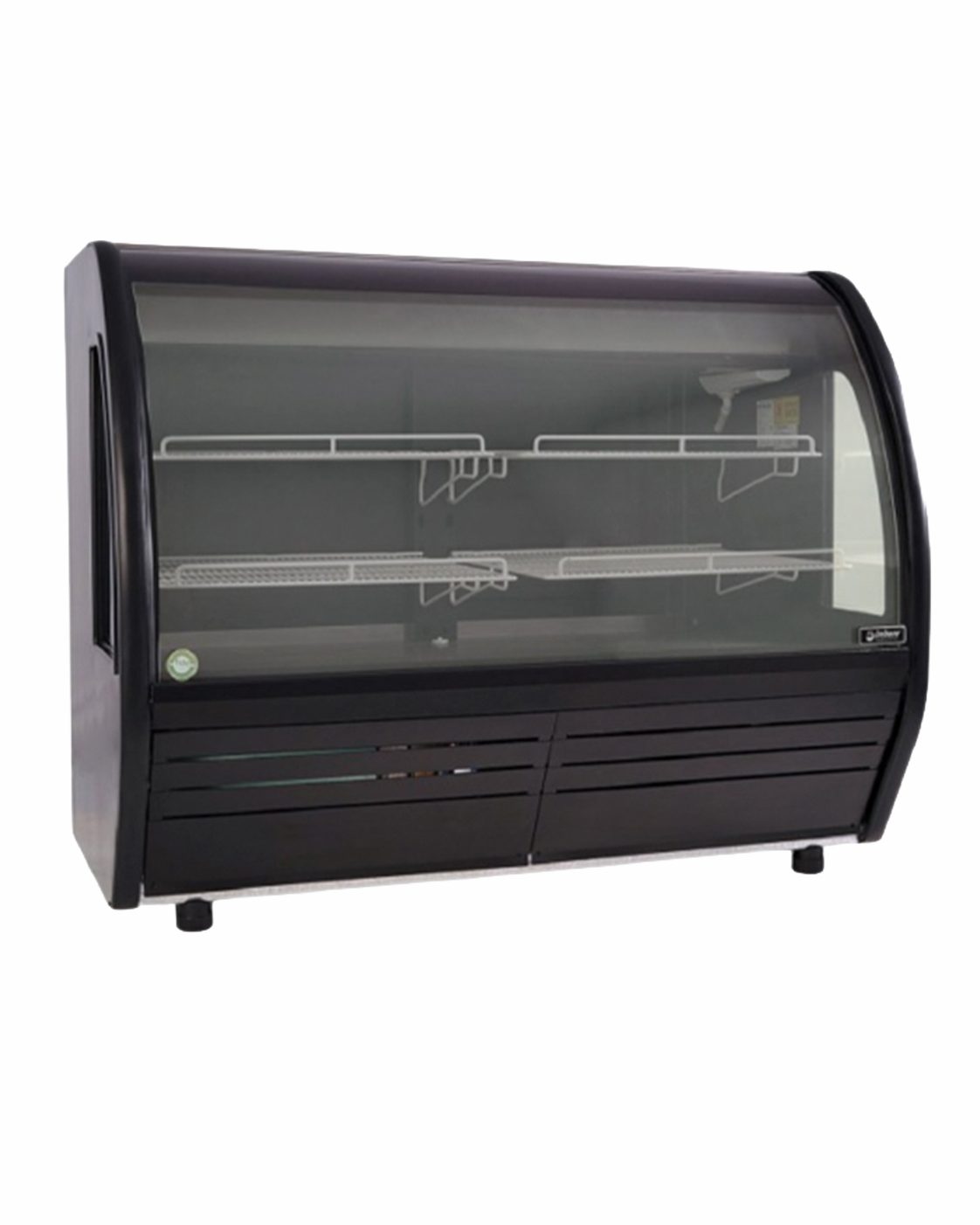 Vitrina cremera imbera cristal curvo