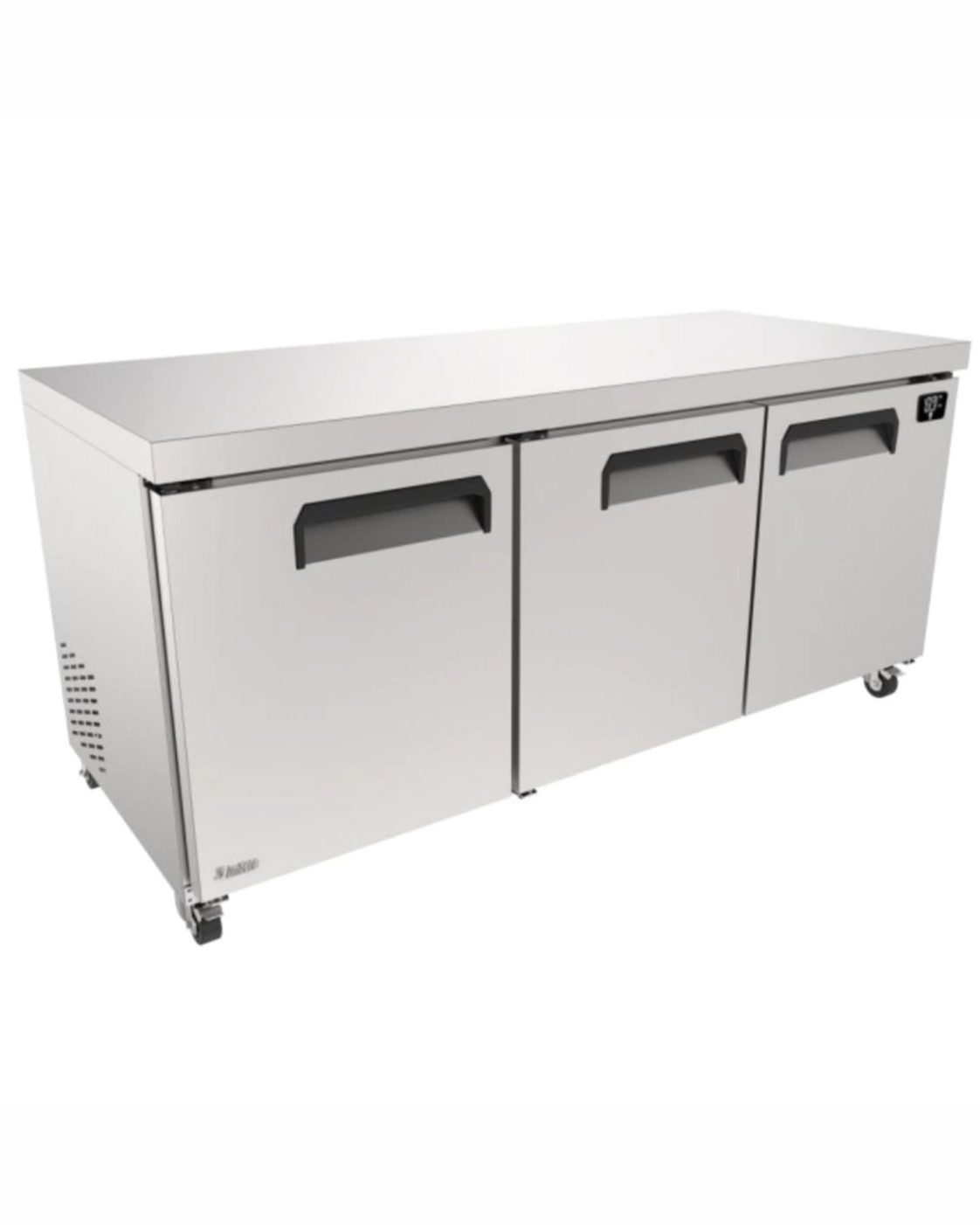 IMBERA Refrigerador Bajo Barra Triple Puerta Acero Inoxidable UCT72-3P — 18.38 pies³ (≈ 520 L)