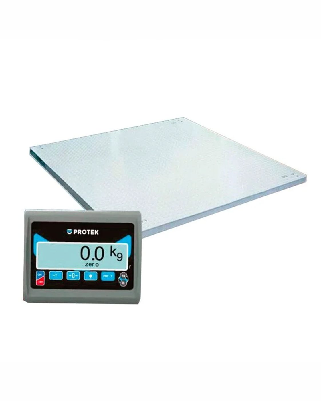 PROTEK BPK-2500-4 – BÁSCULA ELECTRÓNICA INDUSTRIAL 2,500 KG | ACERO ANTIDERRAPANTE