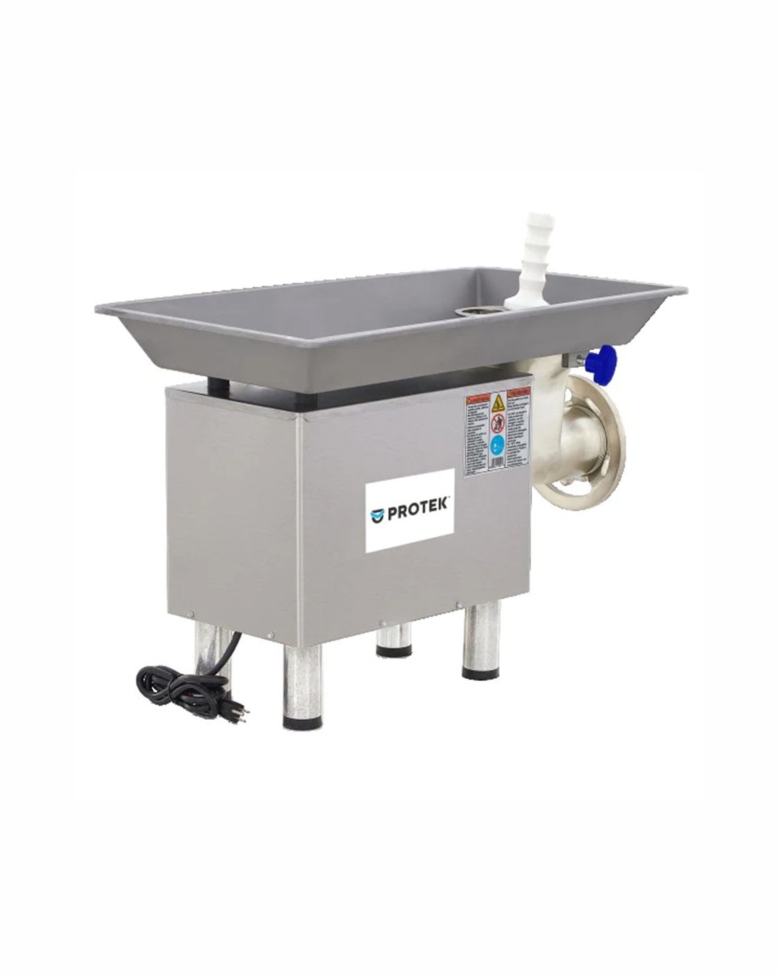 PROTEK MPK22ES – MOLINO DE CARNE PROFESIONAL 1 HP EN ACERO INOXIDABLE