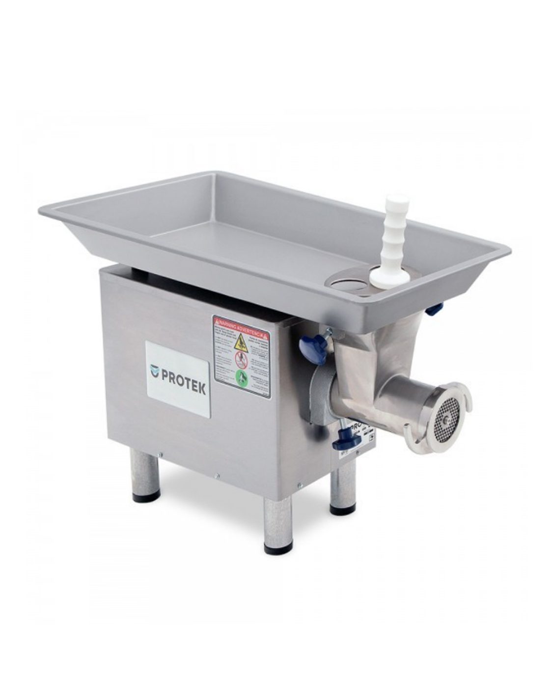 Protek MPK-22-SS 1020137 Molino para Carne Acero Inoxidable Cedazo 22 110 V 1 HP
