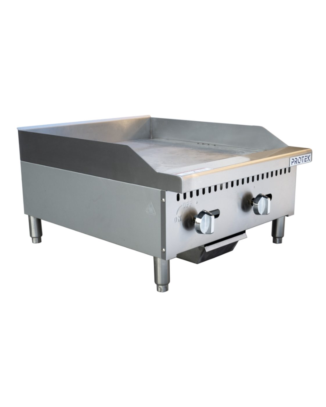 Plancha A Gas 2 Quemadores Acero Inoxidable
