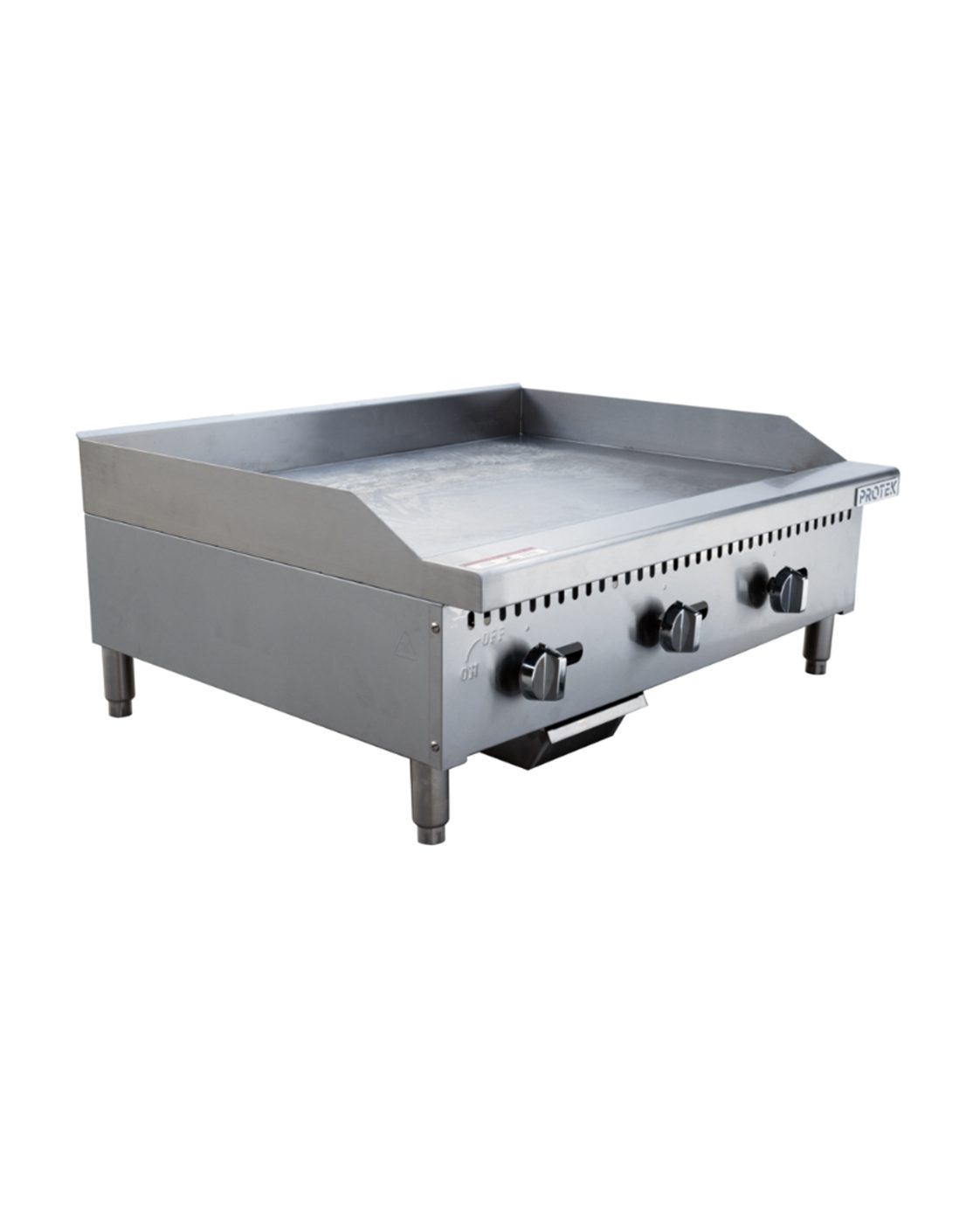 Plancha A Gas 3 Quemadores Acero Inoxidable