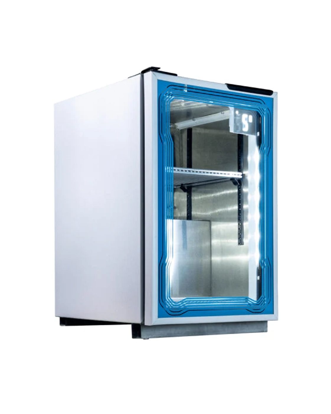 Refrigerador Médico Vertical Blanco Luz Led con Cerradura 1 Pie (1024778) Imbera VMC01-M1